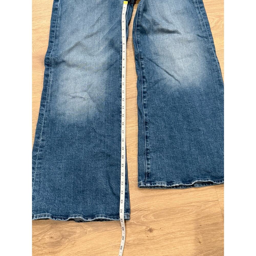 MOTHER The Hustler Roller Wide Leg Ankle Jean in High on the Hog Women’s 27 Blue - Picture 7 of 12